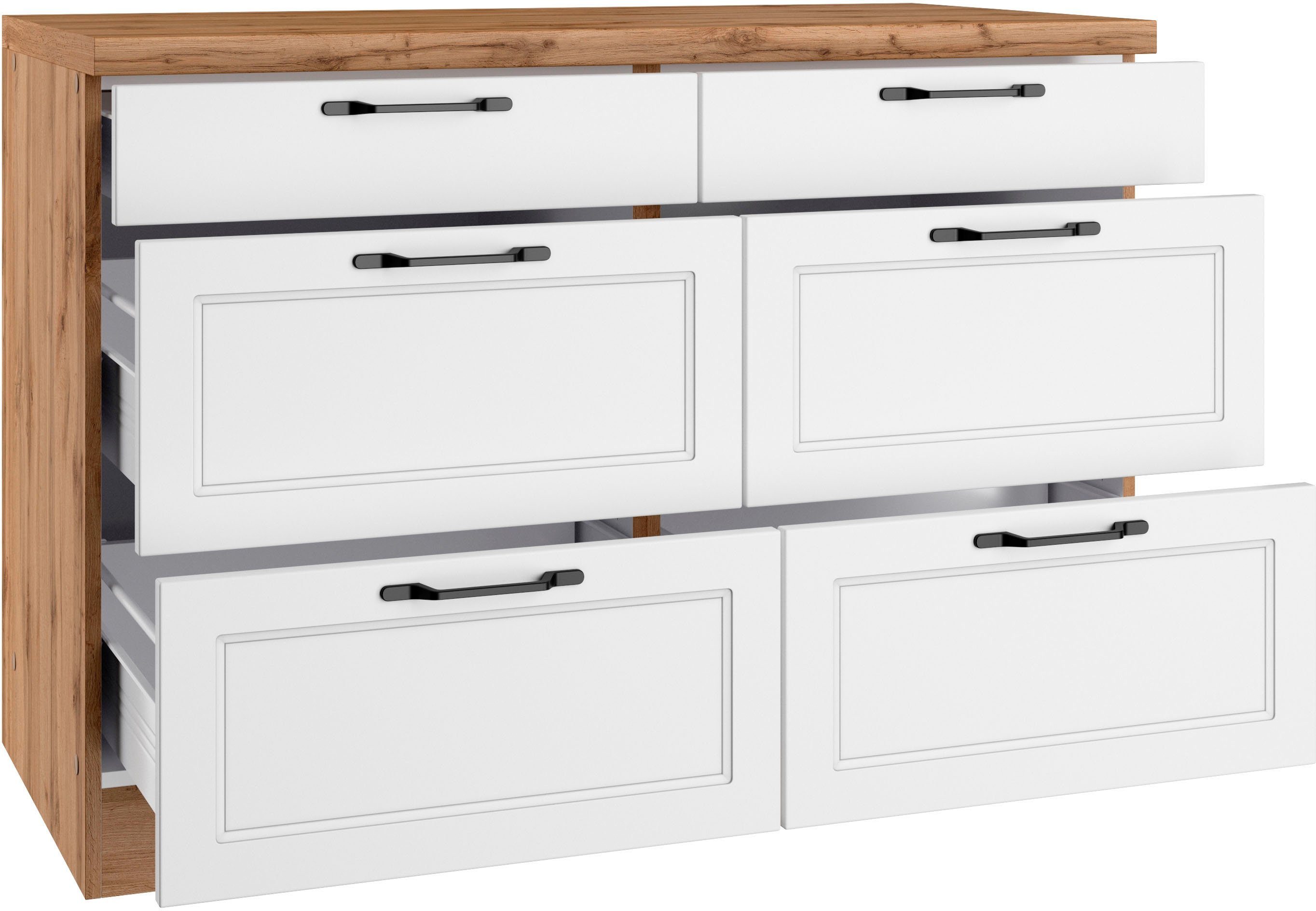 KOCHSTATION Unterschrank KS-Lana Breite 120 cm