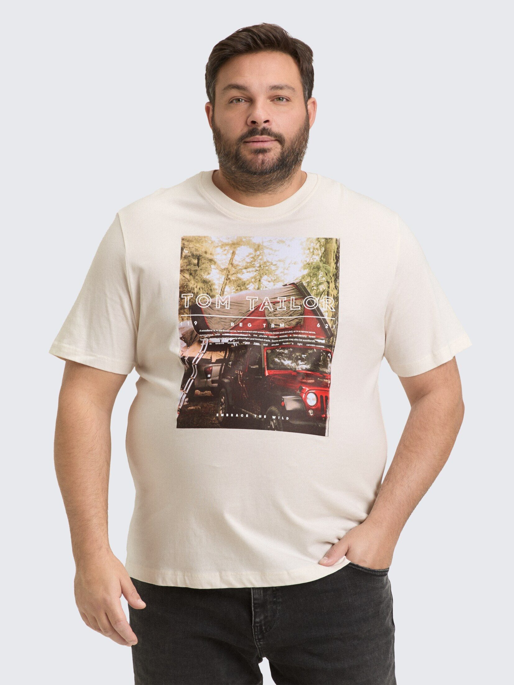 TOM TAILOR PLUS T-Shirt T-Shirt Plus Size - T-Shirt mit Fotoprint