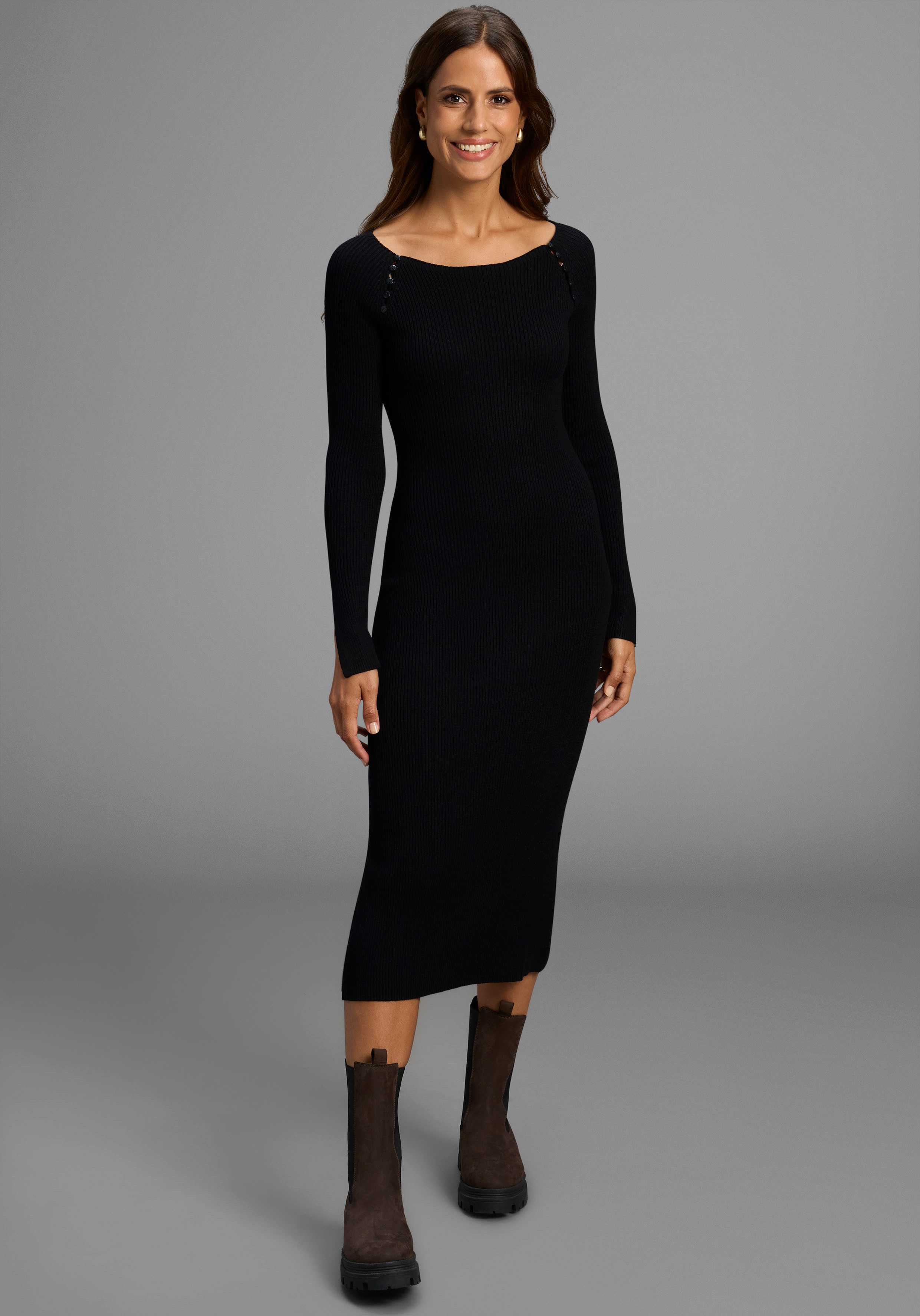 HECHTER PARIS Strickkleid mit Cutouts und günstig online kaufen