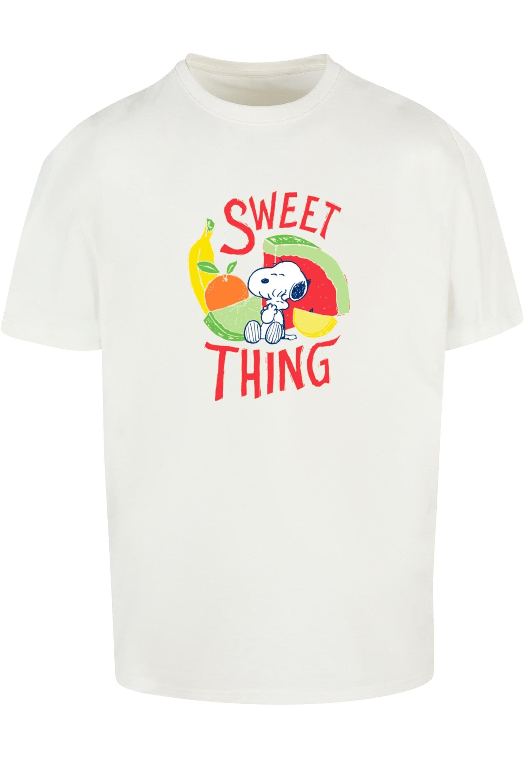 Merchcode T-Shirt Herren Ladies Peanuts - Sweet thing Heavy Oversize Tee (1-tlg) ready for dye