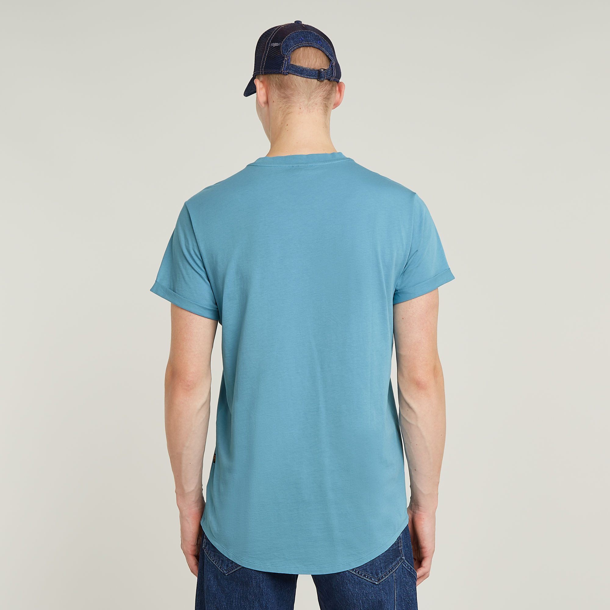 G-STAR Kurzarmshirt Lash Rundhals, Logoapplikation günstig online kaufen