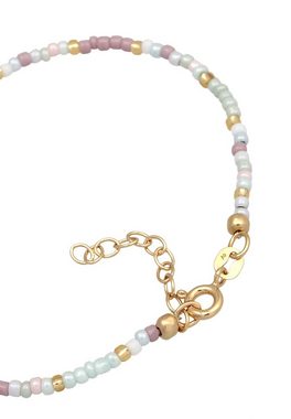 Elli Armband Herz Glas Beads Sommer Style 925 Silber