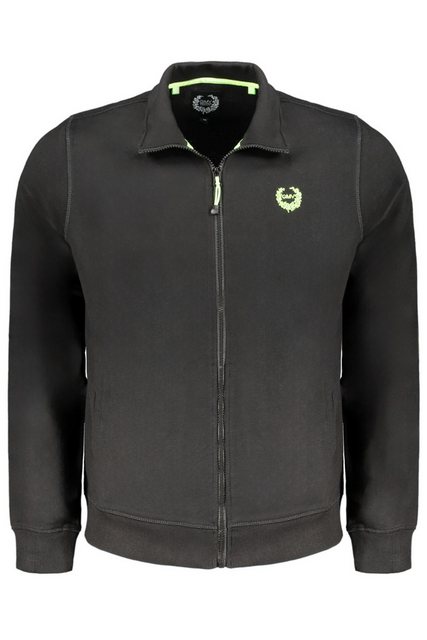 GIAN MARCO VENTURI Sweatshirt Herren-Sweatshirt Schwarz, Reißverschluss & günstig online kaufen