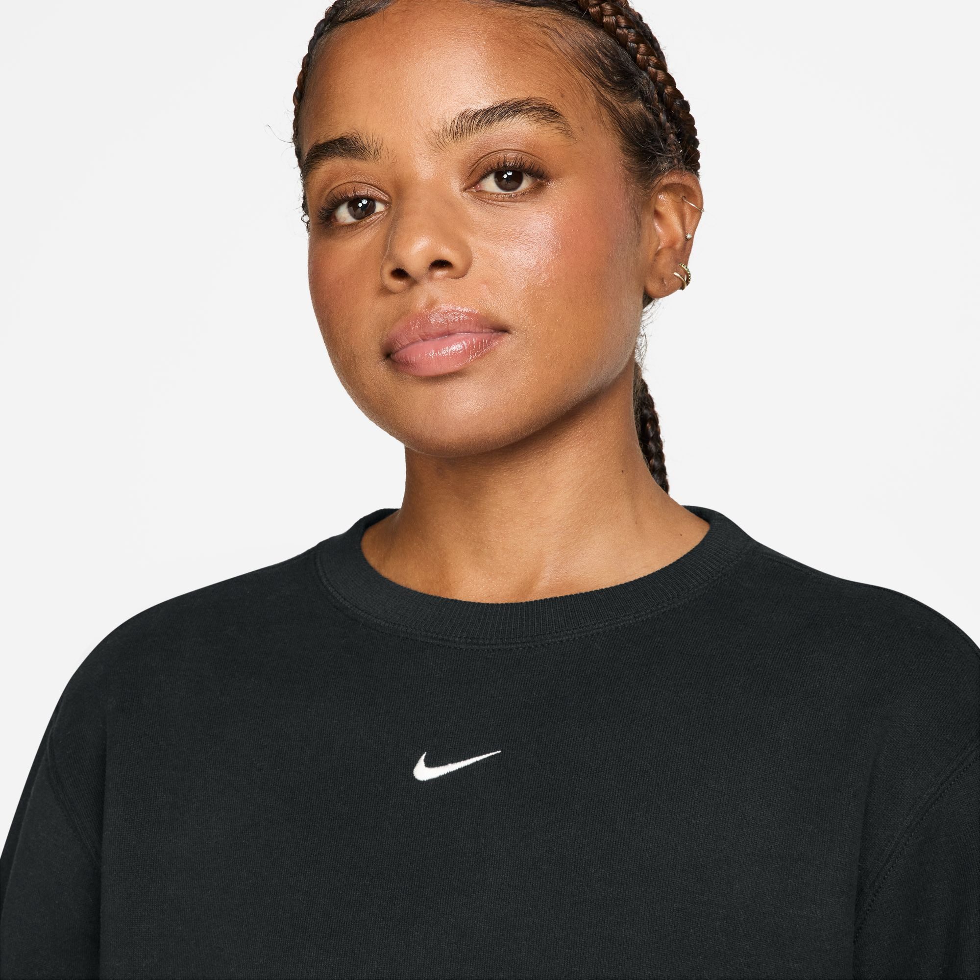 Nike Sportswear Sweatshirt W NK STDO FLC MW STD CREW mit Rundhalsausschnitt, in normaler Länge – Bild 3 von 3
