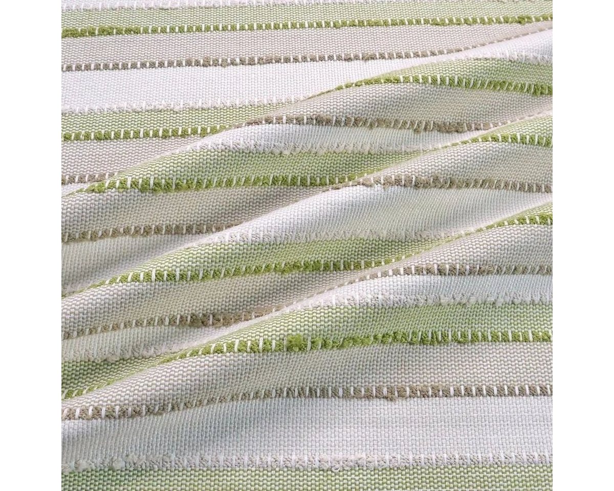 Thumbnail - Stofferia Stoff Outdoorstoff Recycling Jacquard Lampedusa Ahorngrün, Breite 140 cm, Meterware