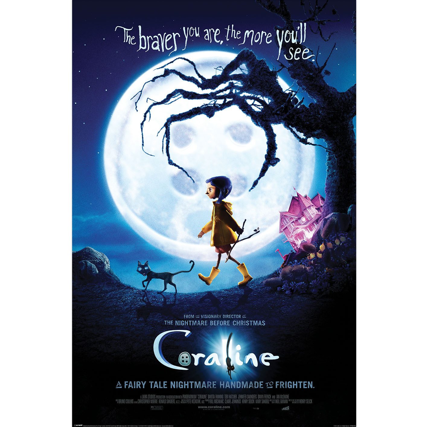 PYRAMID Poster Coraline Poster The braver you are, the more.. 61 x 91,5 cm