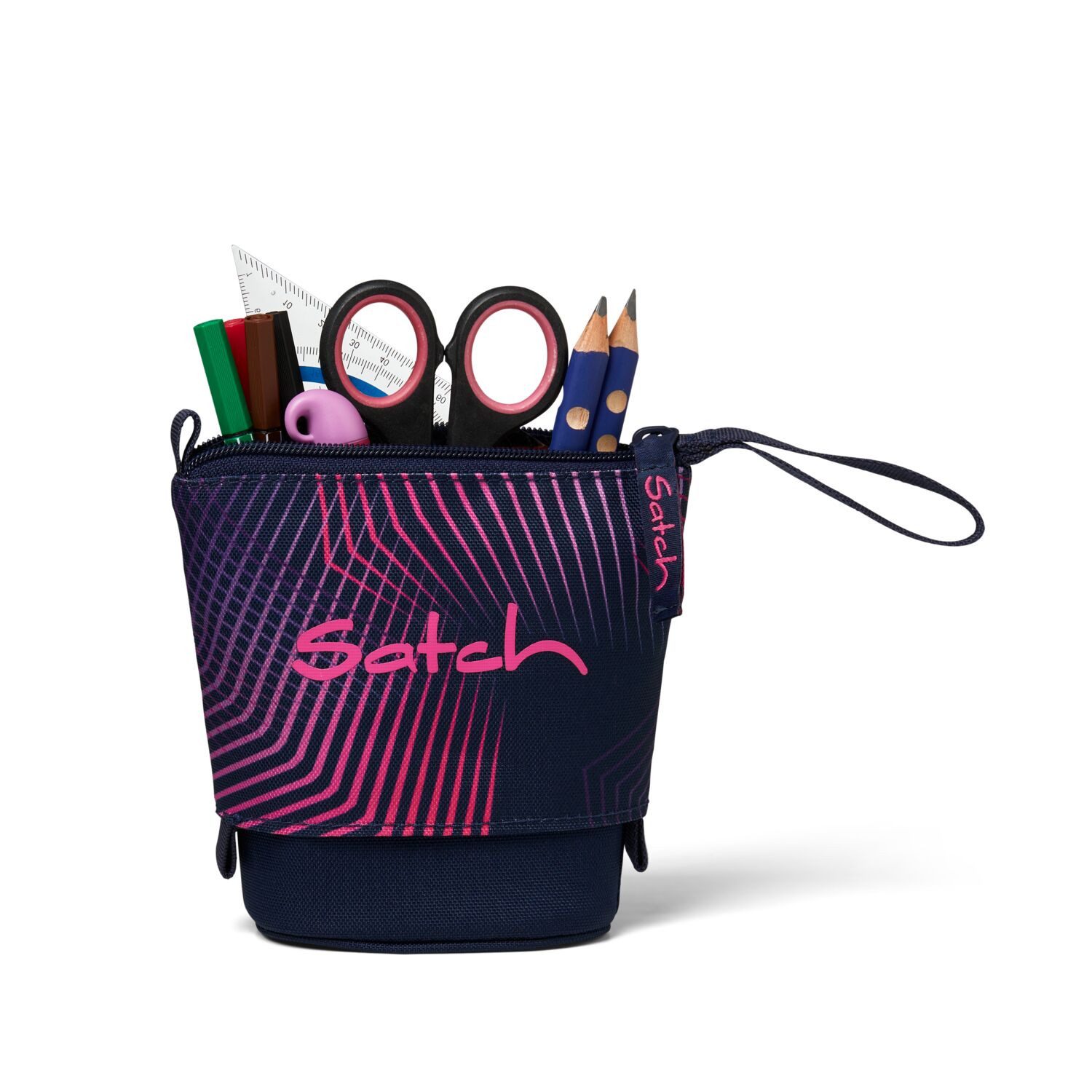 Satch Schulranzen Pencil Slider Seismic Pink (1 Stück), Mäppchen, Stifthalter, Etui – Bild 2 von 4