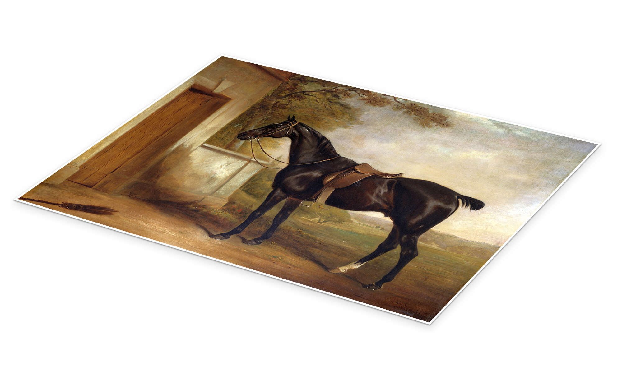 Posterlounge Wandbild Buckle, Lord Chesham's Jagdpferd, 1836, John E. Ferneley, erhältlich als Poster, Leinwandbild, Wandsticker oder Acrylglasbild