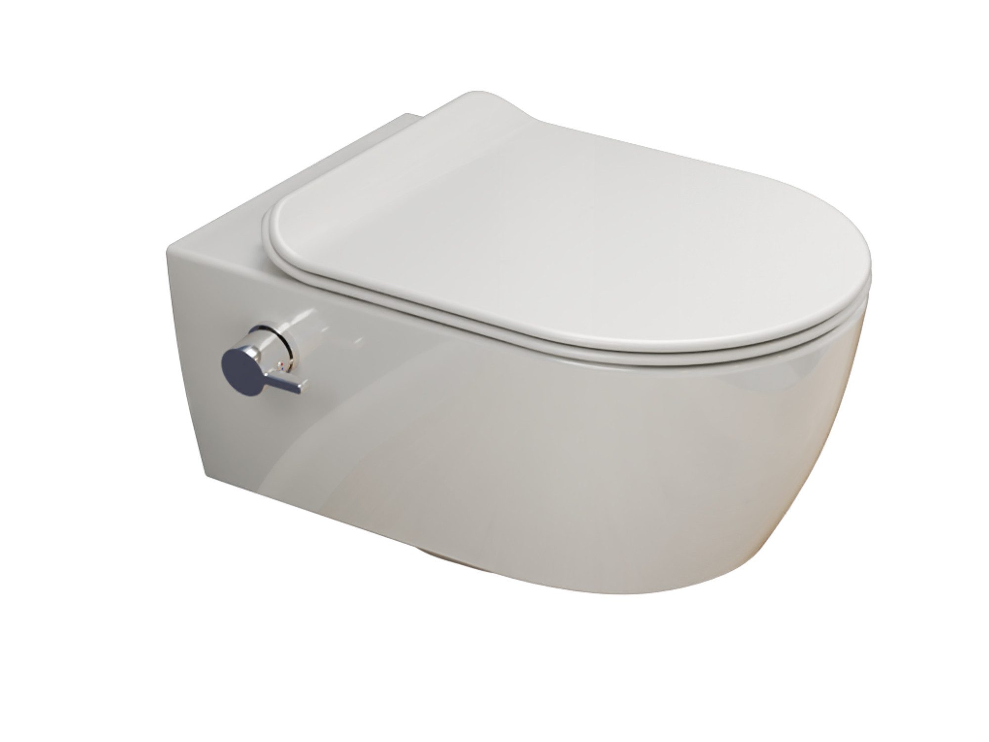 SSWW Dusch-WC mit Softclose WC-Sitz Tiefspül-WC günstig online kaufen