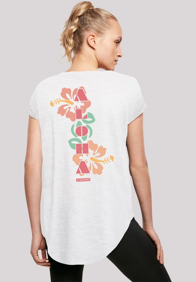 F4NT4STIC T-Shirt Aloha Print, Sehr weicher Baumwollstoff mit hohem  Tragekomfort