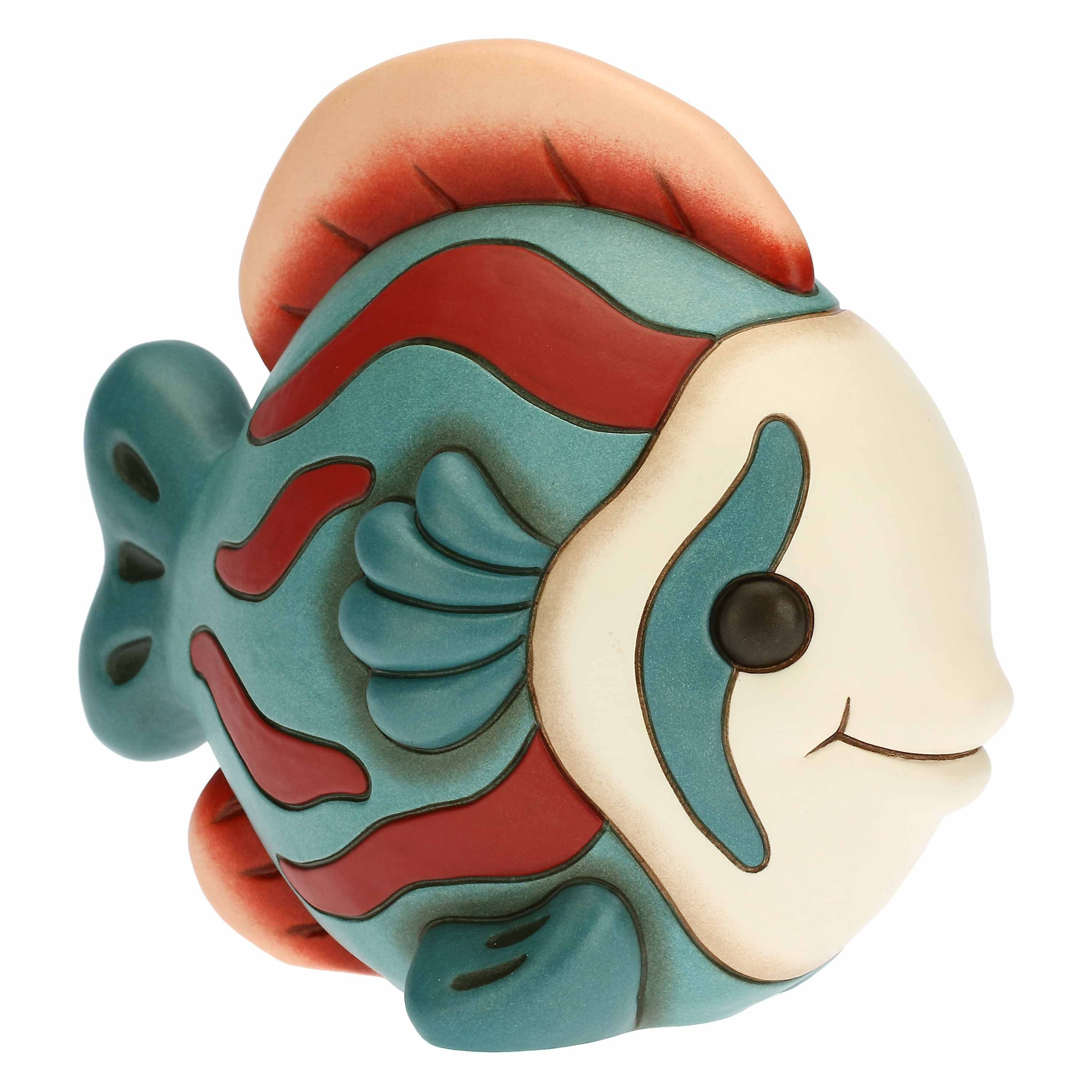 THUN Dekofigur Katze Mit Ampulle Und Fisch – Keramik, 18x16x20 Cm, Gastgeschenk Zur Kommunion
