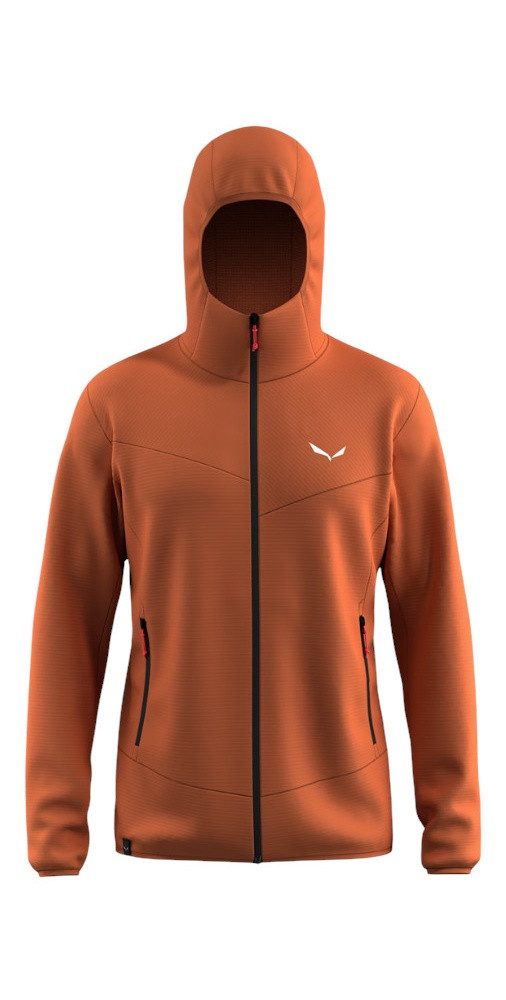 Salewa Fleecejacke Puez Altavia Polarlite HD (mit Kapuze, weiches Material) braun Herren