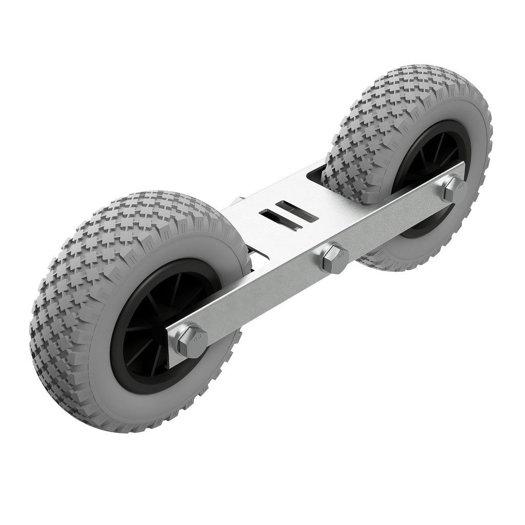 Auffahrrampe Abrollvorrichtung Pendelrollen Sliphilfe Bootstrailer Ø 200 mm