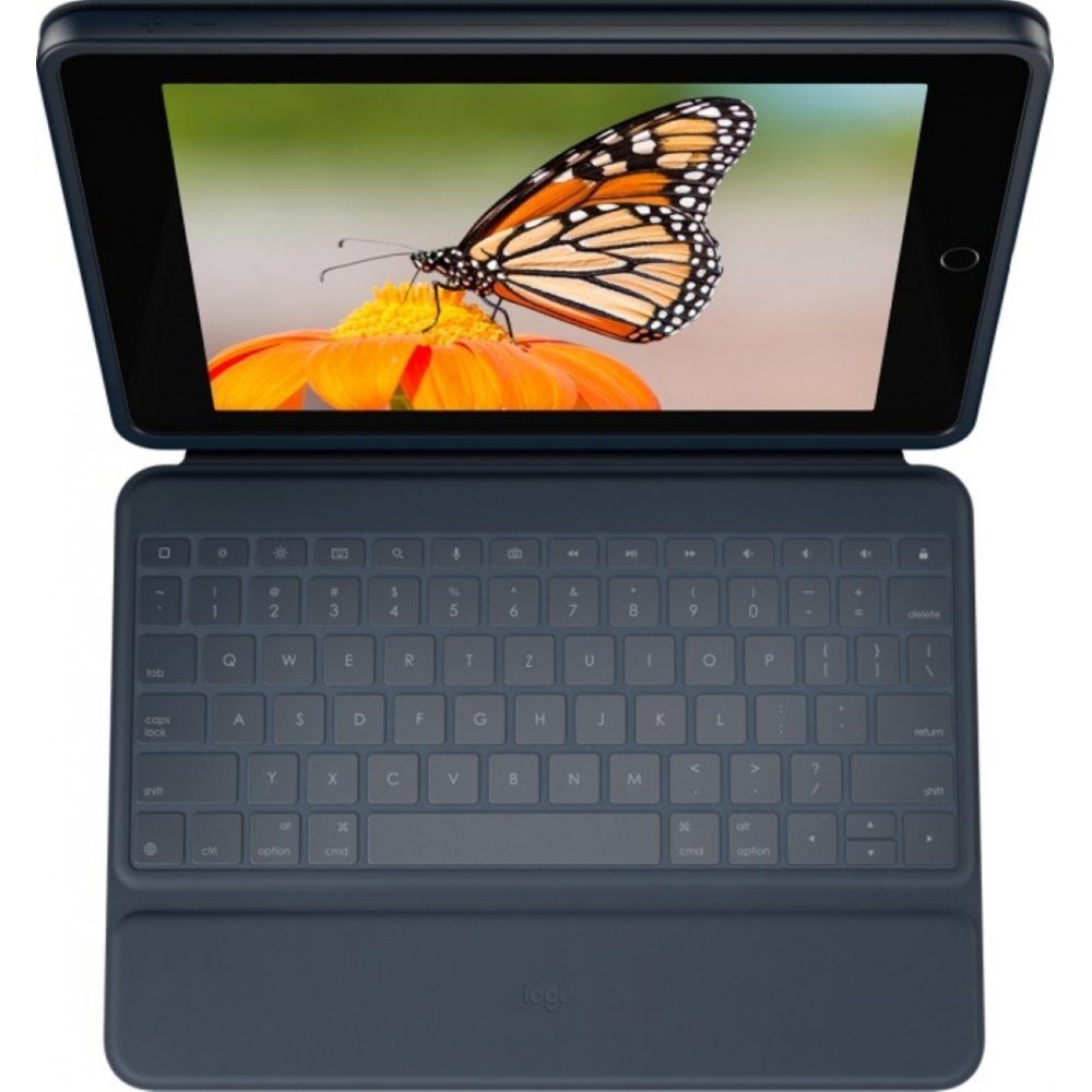 Logitech Rugged Combo 3 Keyboard Dock iPad 7.Gen / 8.Gen / 10,2 Zoll - Tastatur Tablet-Tastatur