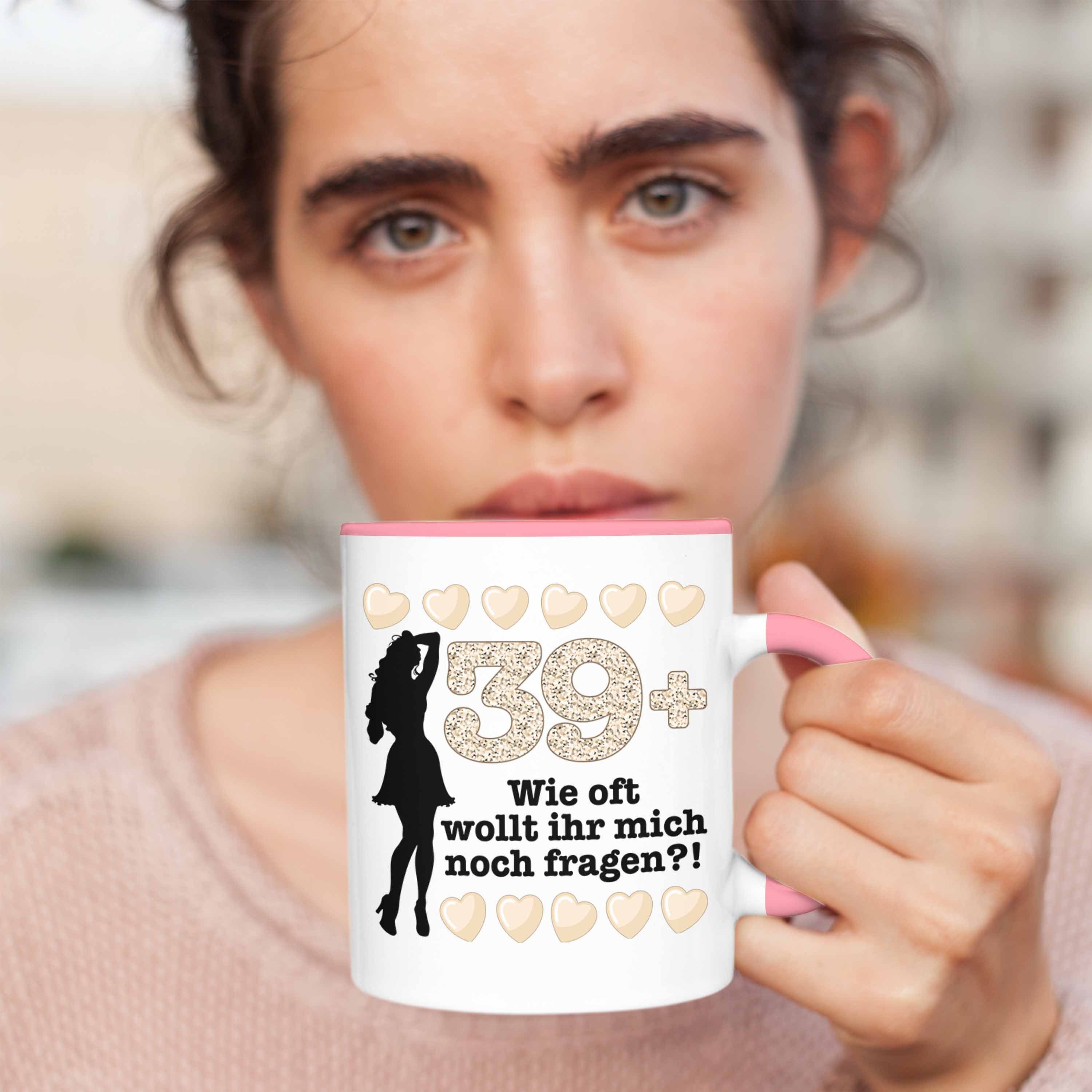 Geburtstag Rosa Frauen Geschenkidee Trendation Geburtstag Spruch Tasse Mutter Perfektion 40er Mama Trendation 40. Tasse Geschenk -