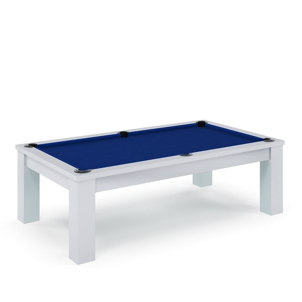 in nach Billardtisch Weiß, Simonis ft Turnier-Spielfeldgröße ft 8 Tisch BCA-Standard (256x144 Ambiente 8 cm), 860 Royal-Blue Stradivari Billardtisch