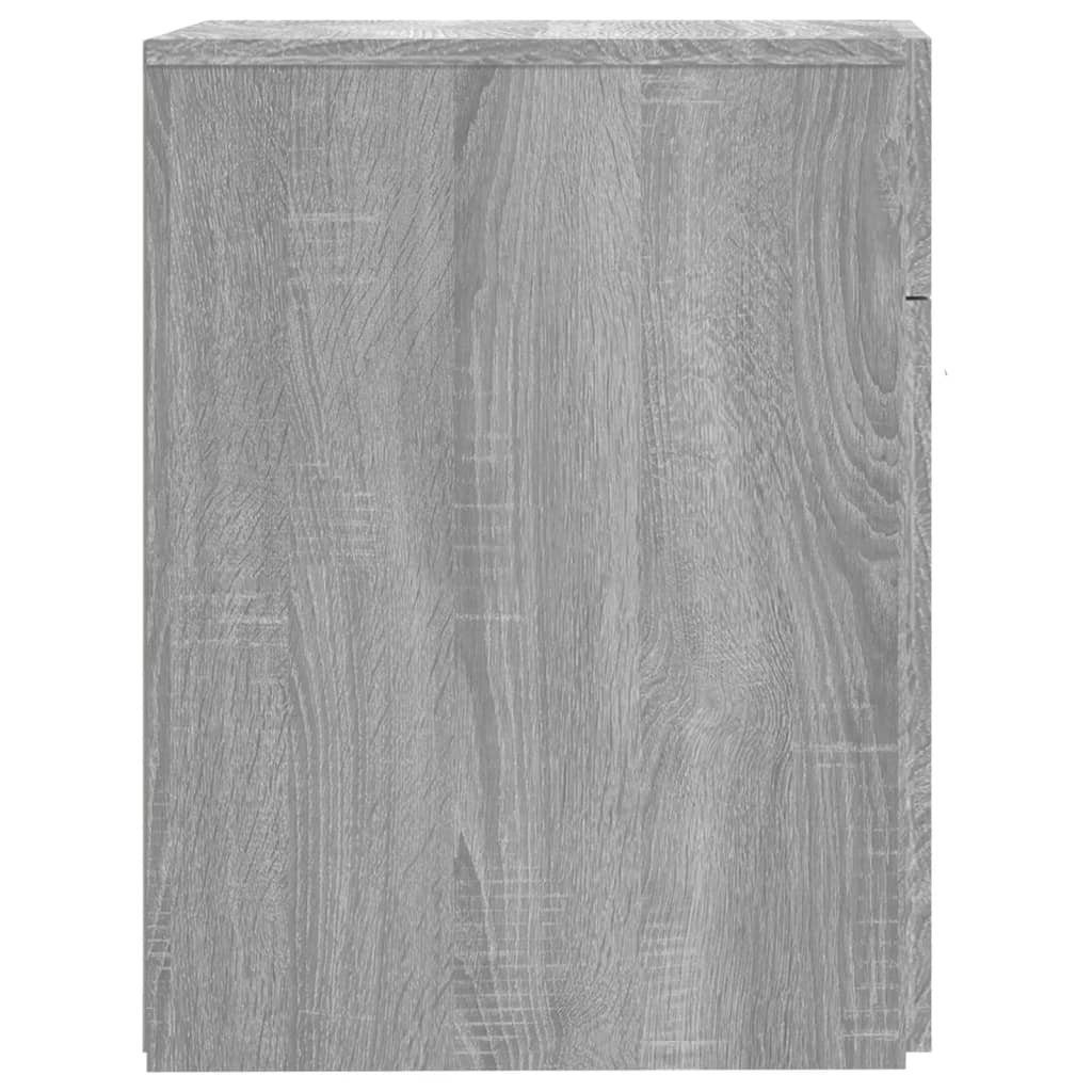 Fächerschrank cm (1-St) vidaXL Apothekerschrank Grau Sonoma Holzwerkstoff 20x45,5x60