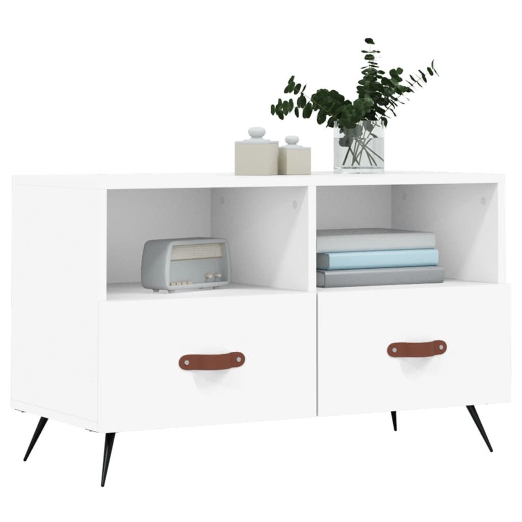 vidaXL TV-Schrank TV-Schrank Weiß 80x36x50 cm günstig online kaufen