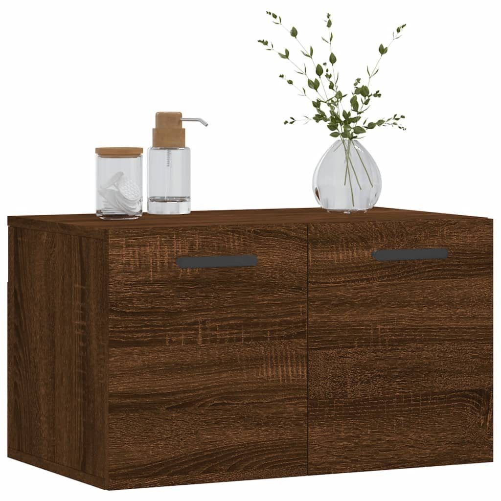 Holzwerkstoff Wandschrank Braune Eiche (1-St) Fächerschrank Eichen-Optik vidaXL Braun 60x36,5x35cm