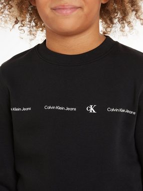 Calvin Klein Jeans Sweatshirt MINIMALISTIC REG. CN Kinder bis 16 Jahre
