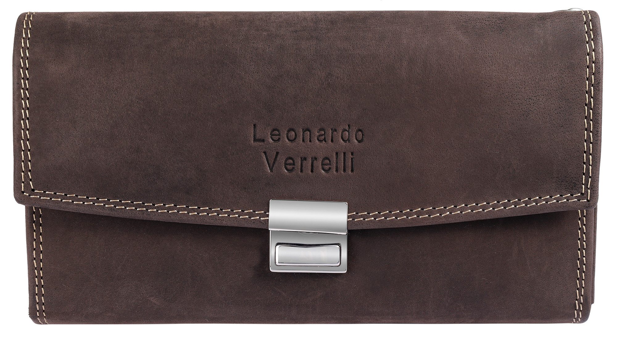 Leonardo Verrelli Geldbörse Echtleder, langlebig