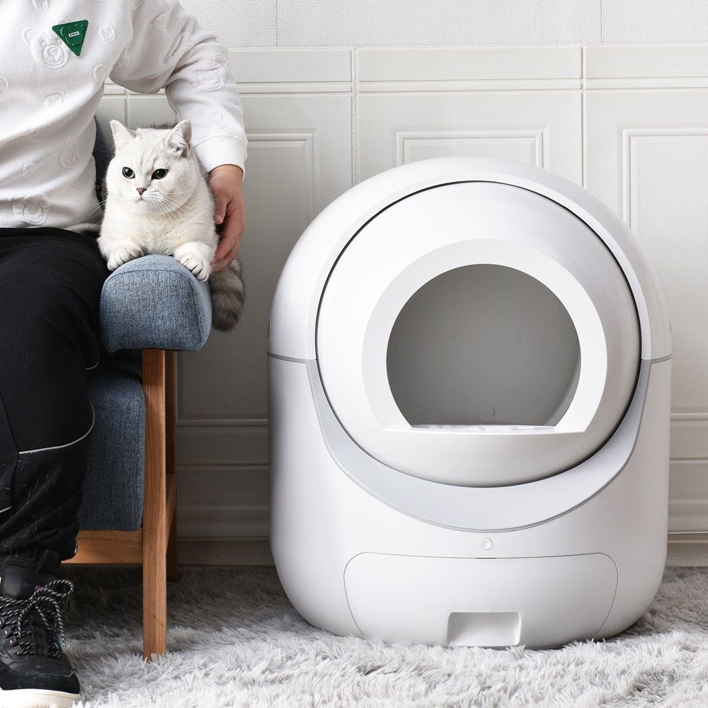 Katzentoilette Automatische selbstreinigende Katzentoilette mit App-Steuerung