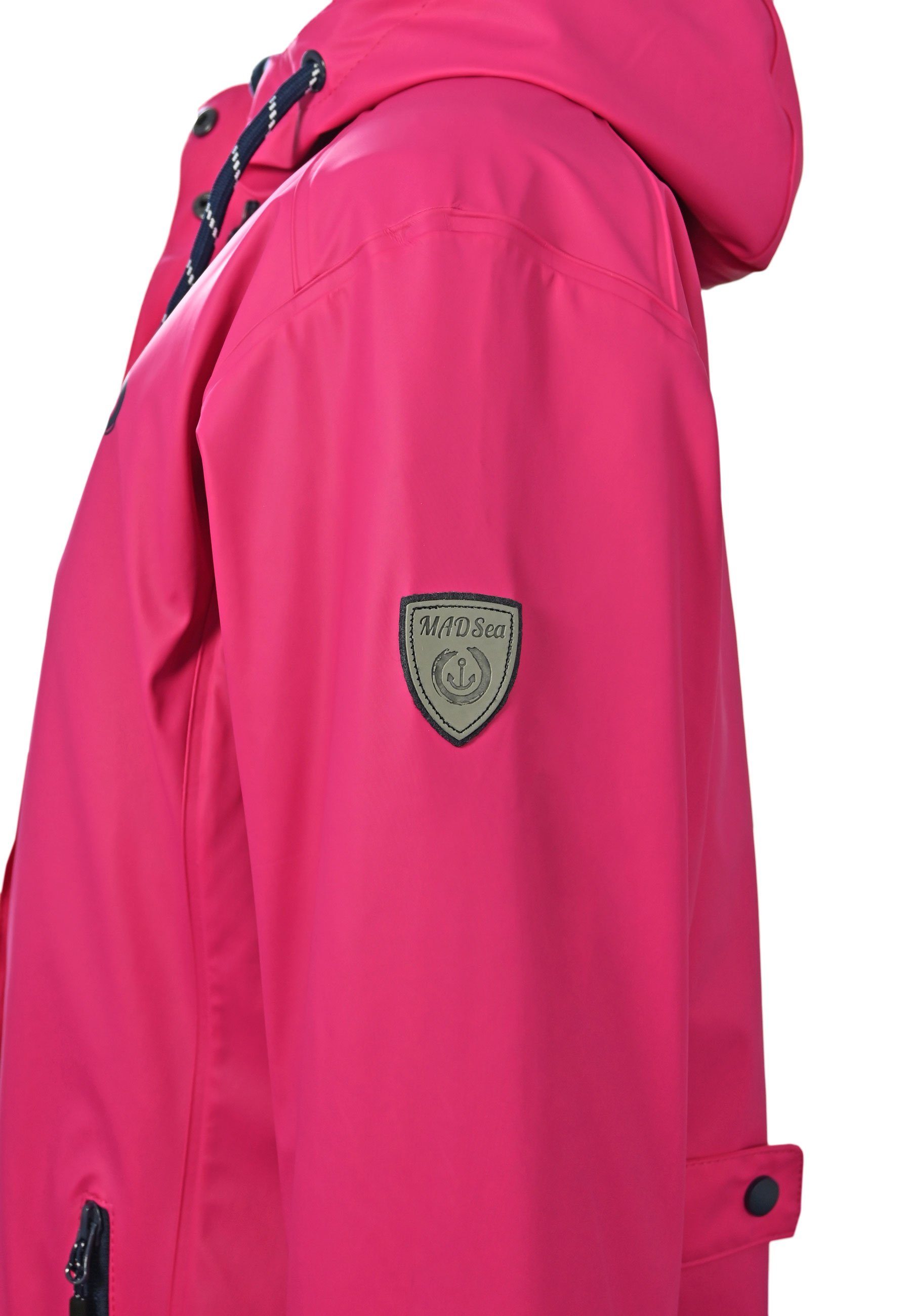 MADSea Regenjacke Friesennerz Innenfutter gestreift wasserdicht tailliert – Bild 5 von 5