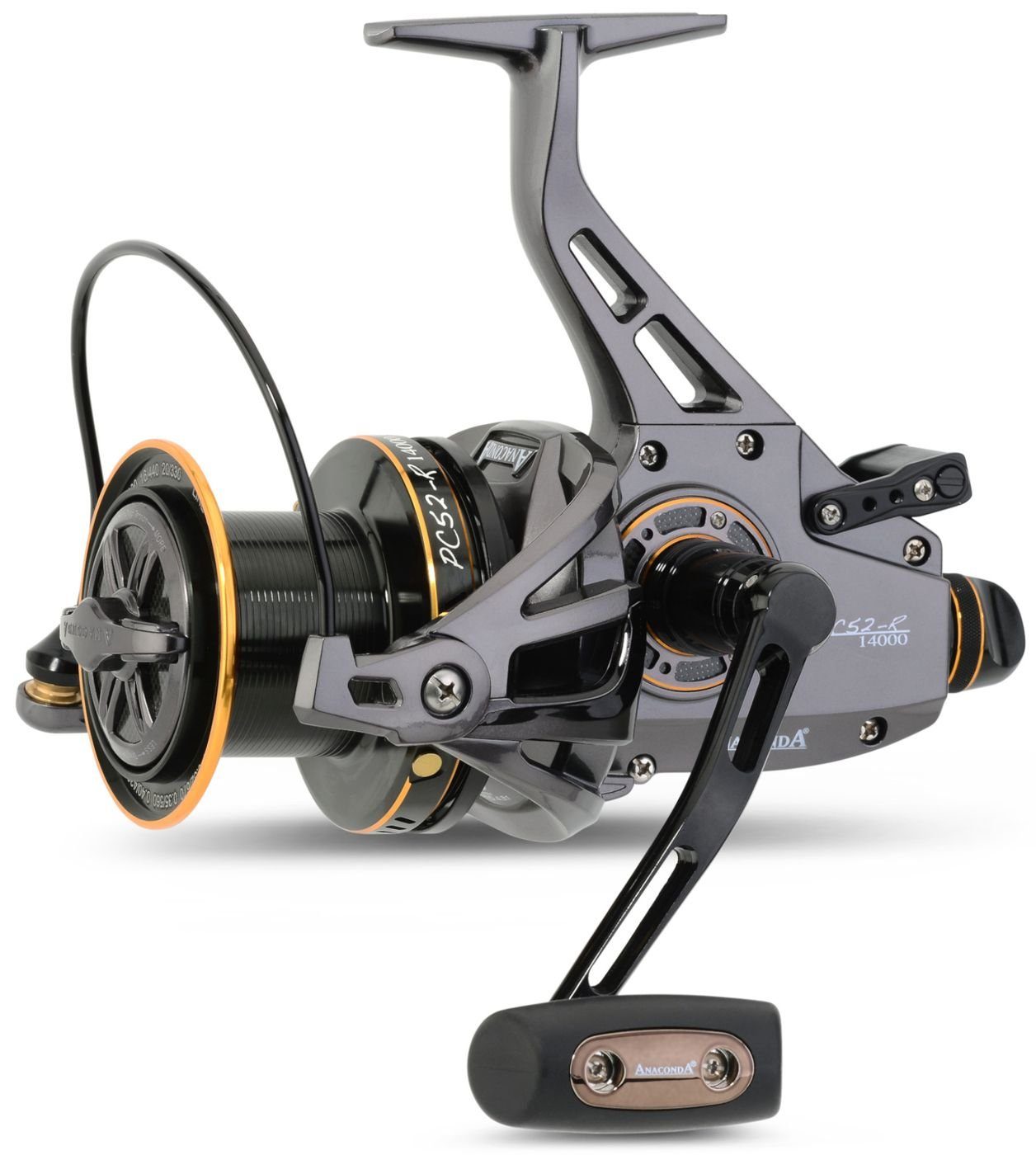 Anaconda Freilaufrolle ANACONDA PC-52R 14000 Karpfenrolle - Freilaufrolle)