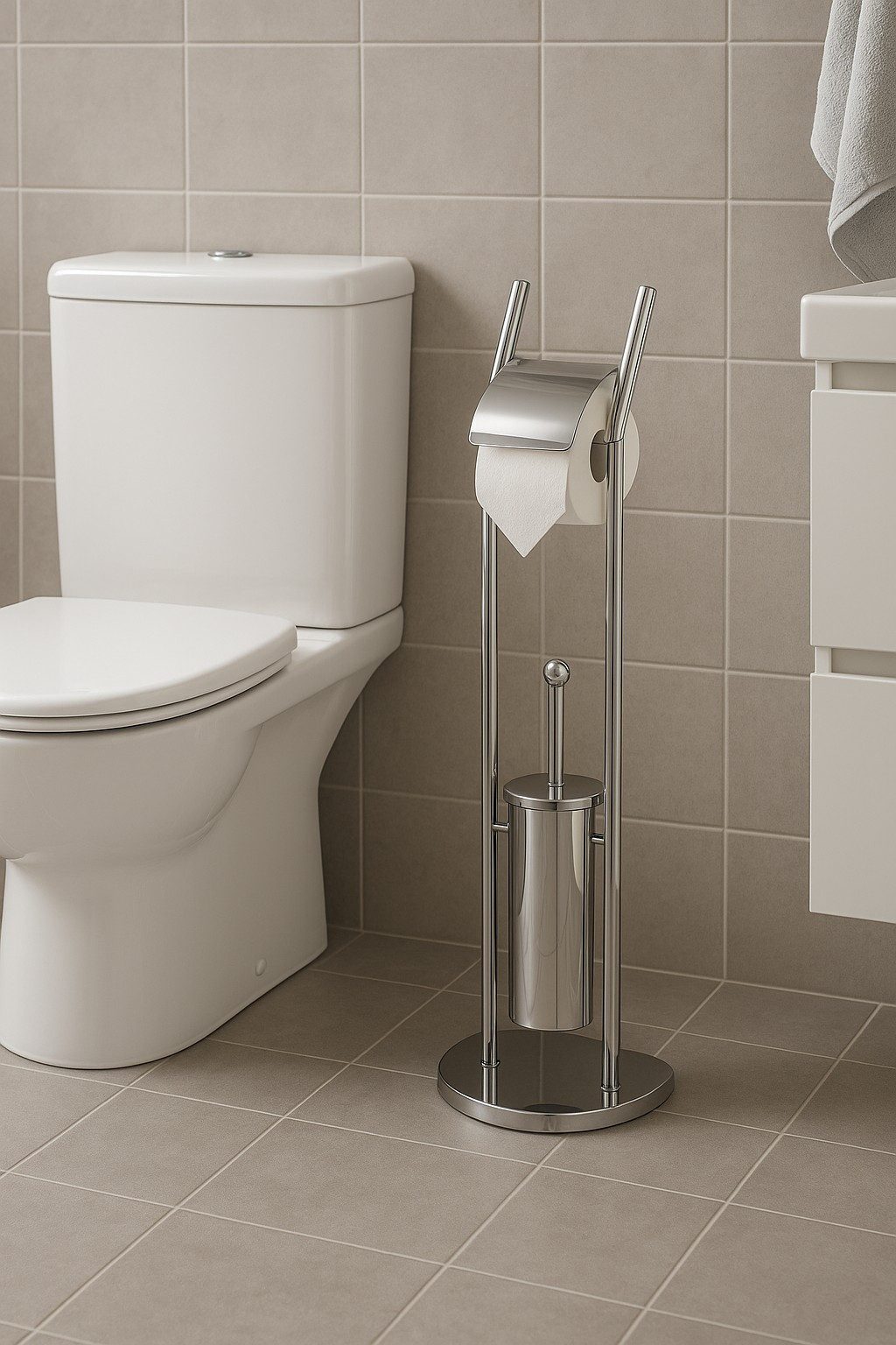 moebel-direkt-online Toilettenpapierhalter WC-Serie aus Metall, wahlweise günstig online kaufen