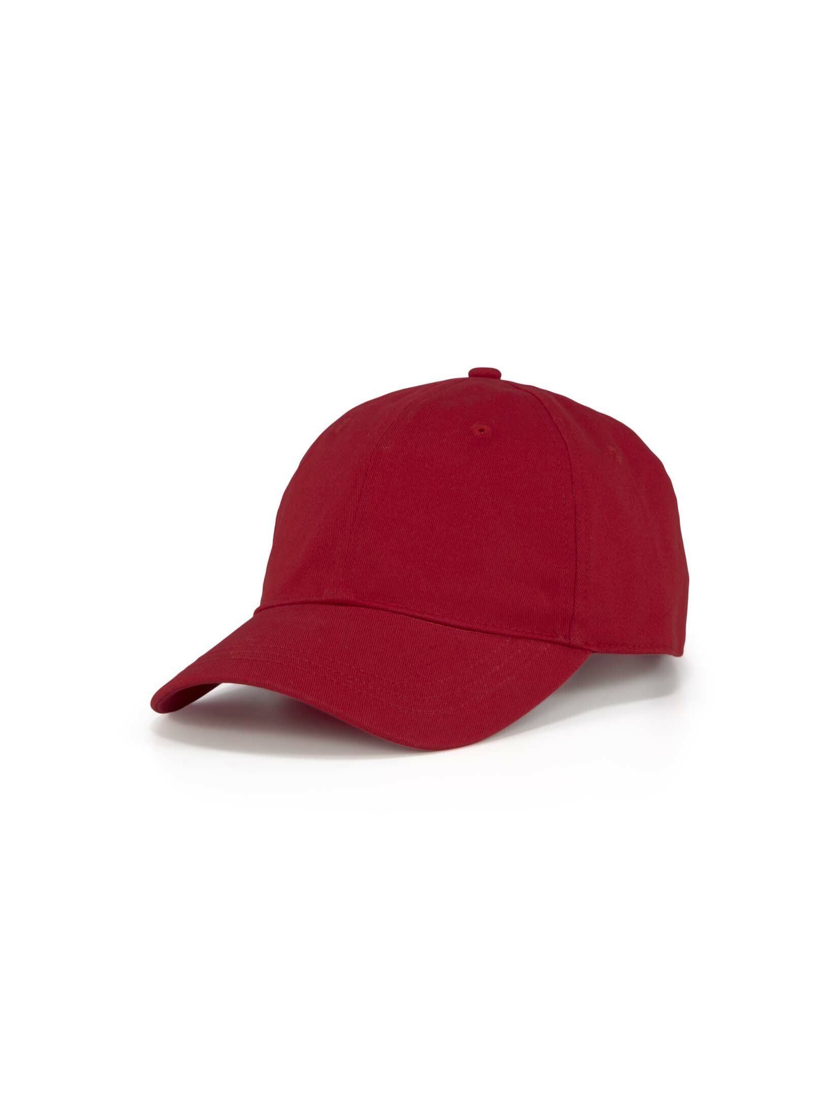 TOM TAILOR Hüftgürtel Cap mit Logo uni red Stickerei