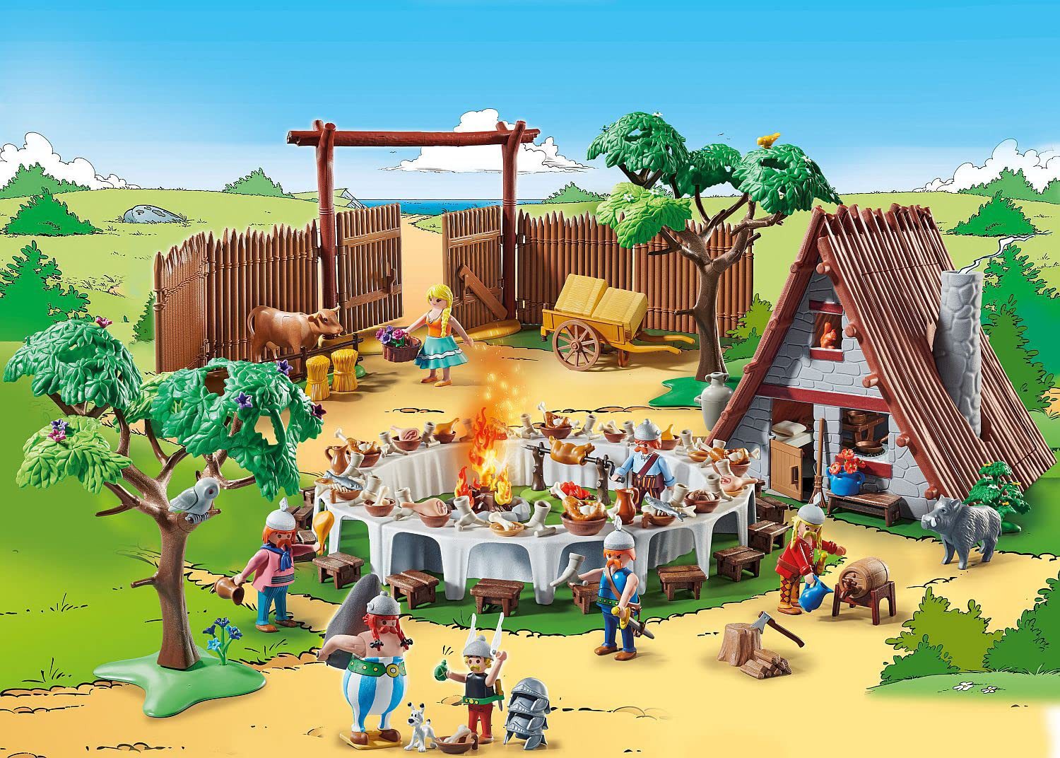 Playmobil® Spielwelt Asterix Großes Dorffest 70931, PLAYMOBIL Asterix Spielset – Bild 2 von 5