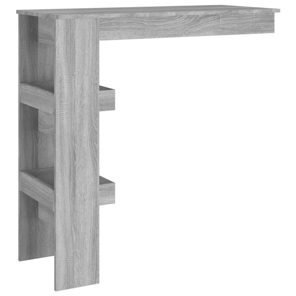 möbelando cm), 3013730 in Holzwerkstoff Sonoma Tresentisch aus (LxBxH: Grau 45x102x103,5