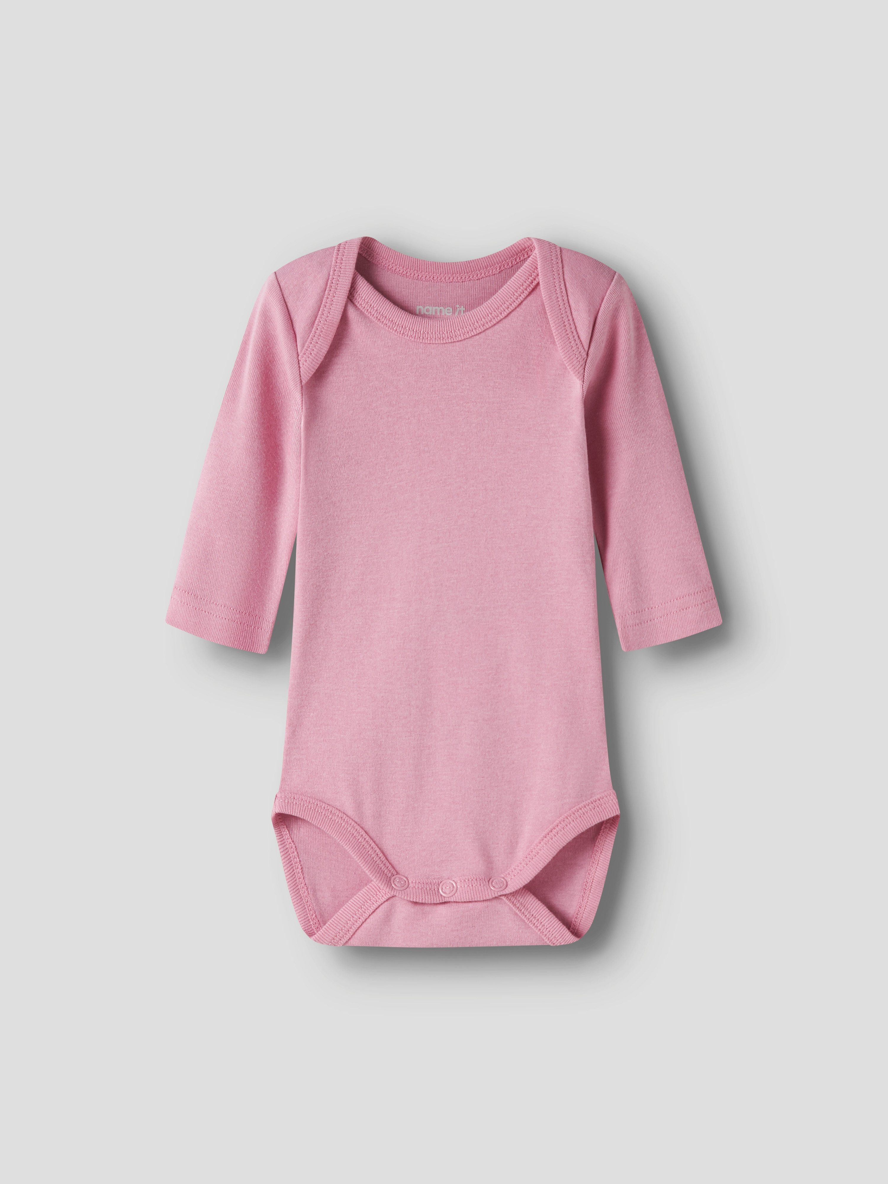 Name It Langarmbody NBFBODY 3P LS FLOWER NOOS (Packung, 3-tlg)