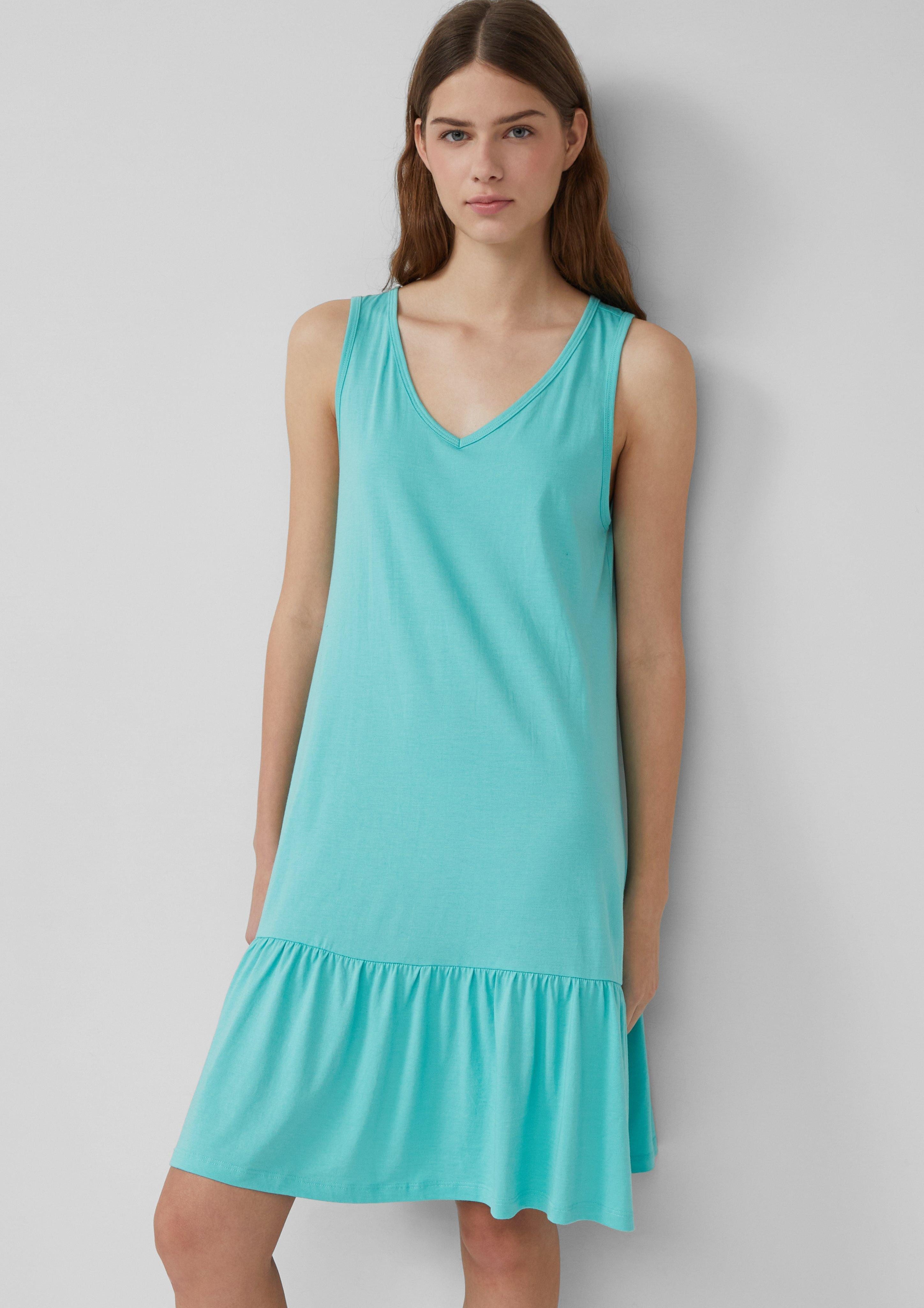 s.Oliver Minikleid Kurzes Jersey-Kleid mit Schleifendetail günstig online kaufen