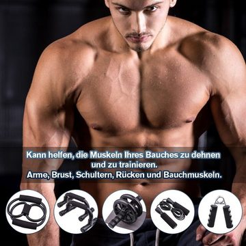 MDHAND Bauchtrainer 5-in-1-Fitnessgerät, Bauchmuskeltrainer (Set, 5-St), ideal für Männer und Frauen zu Hause zu trainieren