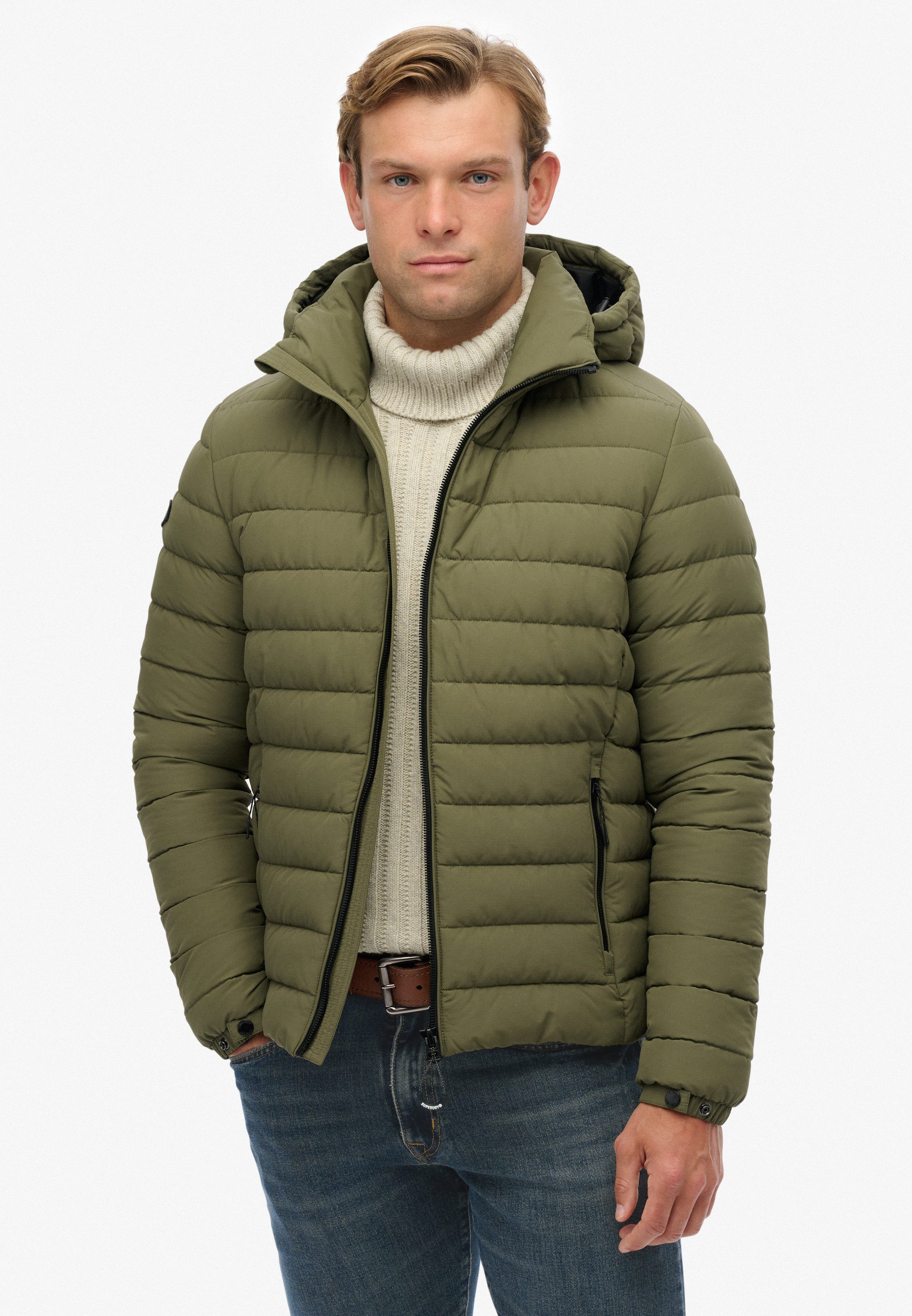 Superdry Steppjacke HOODED FUJI PADDED JACKET günstig online kaufen