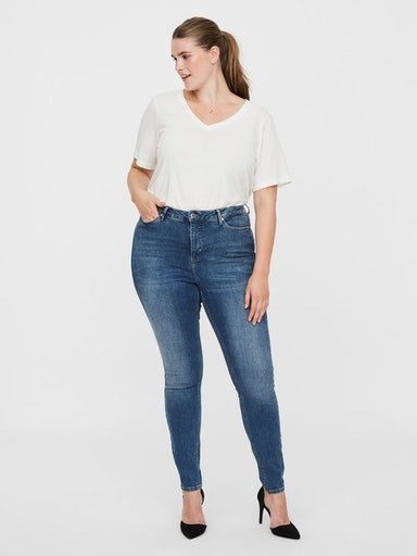 VMLORA WASH Skinny-fit-Jeans MB HW SS CUR NOOS JEANS- Vero Moda Curve K