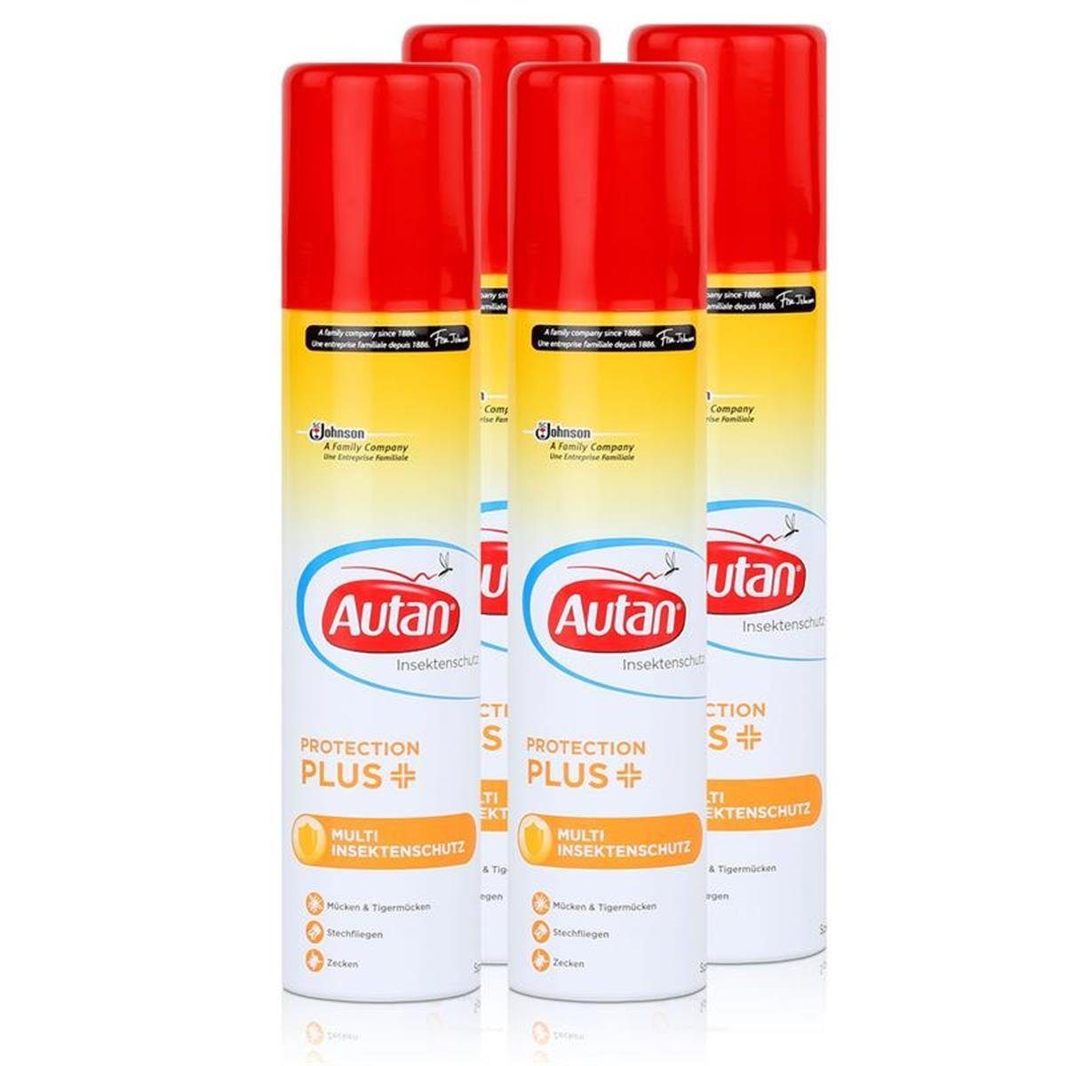 Autan Insektenspray Autan Protection Plus Multi Insektenschutz Spray 100ml (4er Pack)