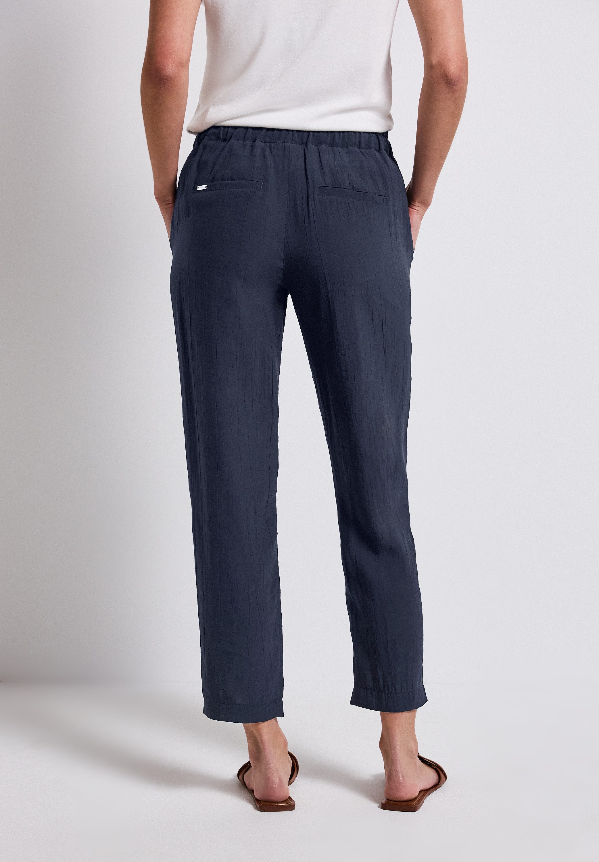 STREET ONE Röhrenhose, mit Elastikbund günstig online kaufen