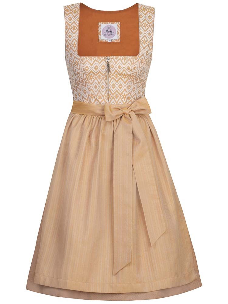 MarJo Dirndl Dirndl Inning 65cm Länge bernstein