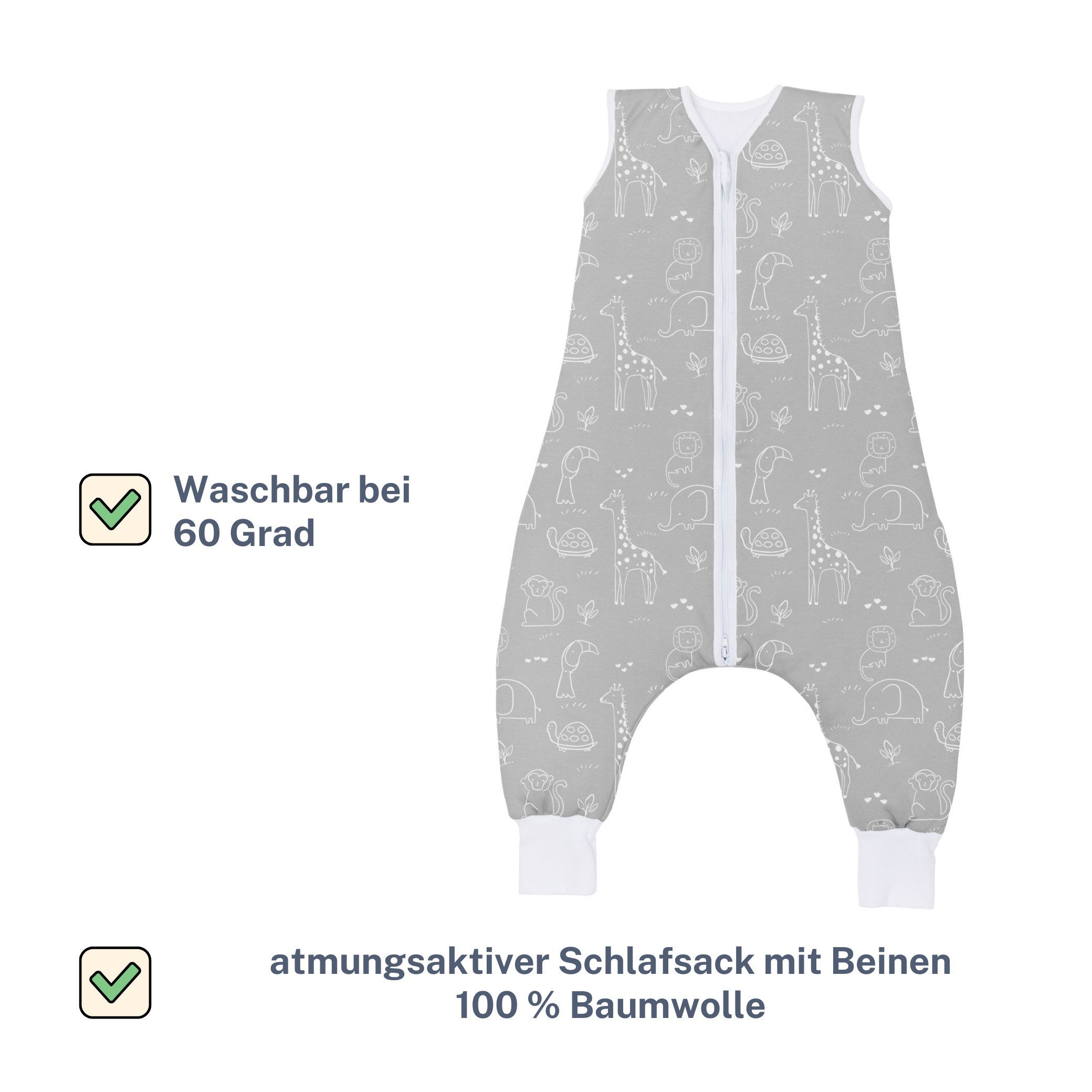 Fillikid Babyschlafsack Sommerschlafsack mit Beinen Exklusiv günstig online kaufen