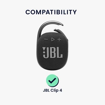 kwmobile Lautsprecher-Hülle Silikon Hülle für JBL Clip 4, Schutzhülle für Mini Speaker