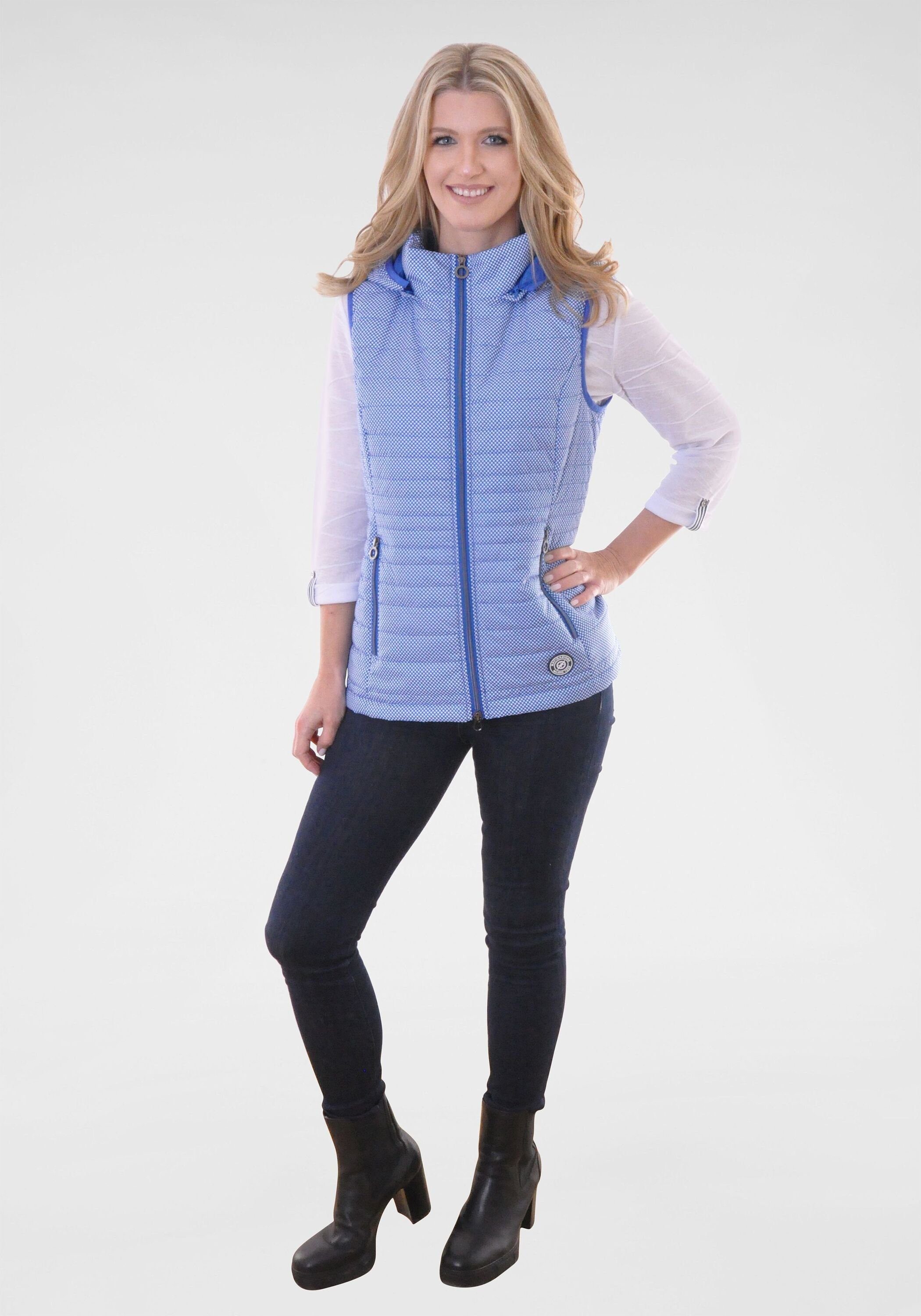 NAVIGAZIONE Steppweste mit Kapuze