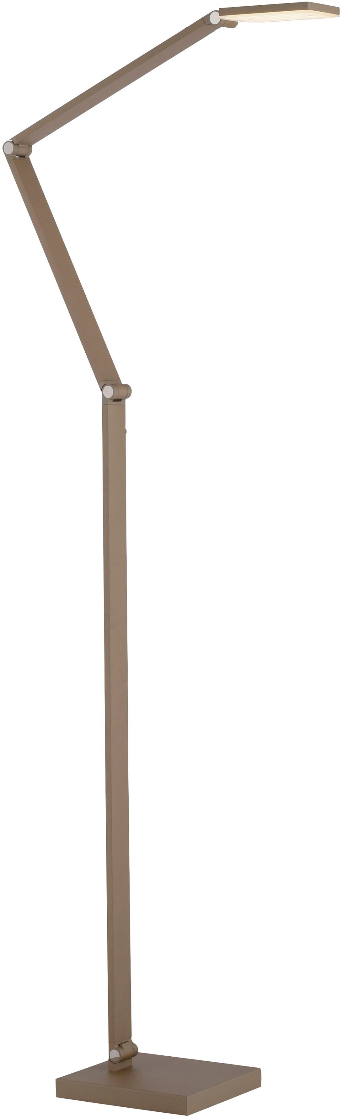 Paul Neuhaus LED Stehlampe SAMSKY, Farbsteuerung, LED fest integriert, warmweiß - kaltweiß, Tastdimmer, CCT 2700-5000K, Memory, Höhenverstellbar