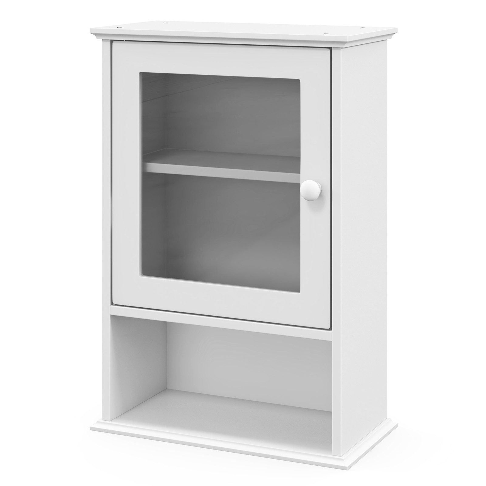 KOMFOTTEU Hängeschrank Badschrank 35×18×51cm, Weiß. Reduzierter Preis € 35,99. Unverbindliche Preisempfehlung € 71,99
