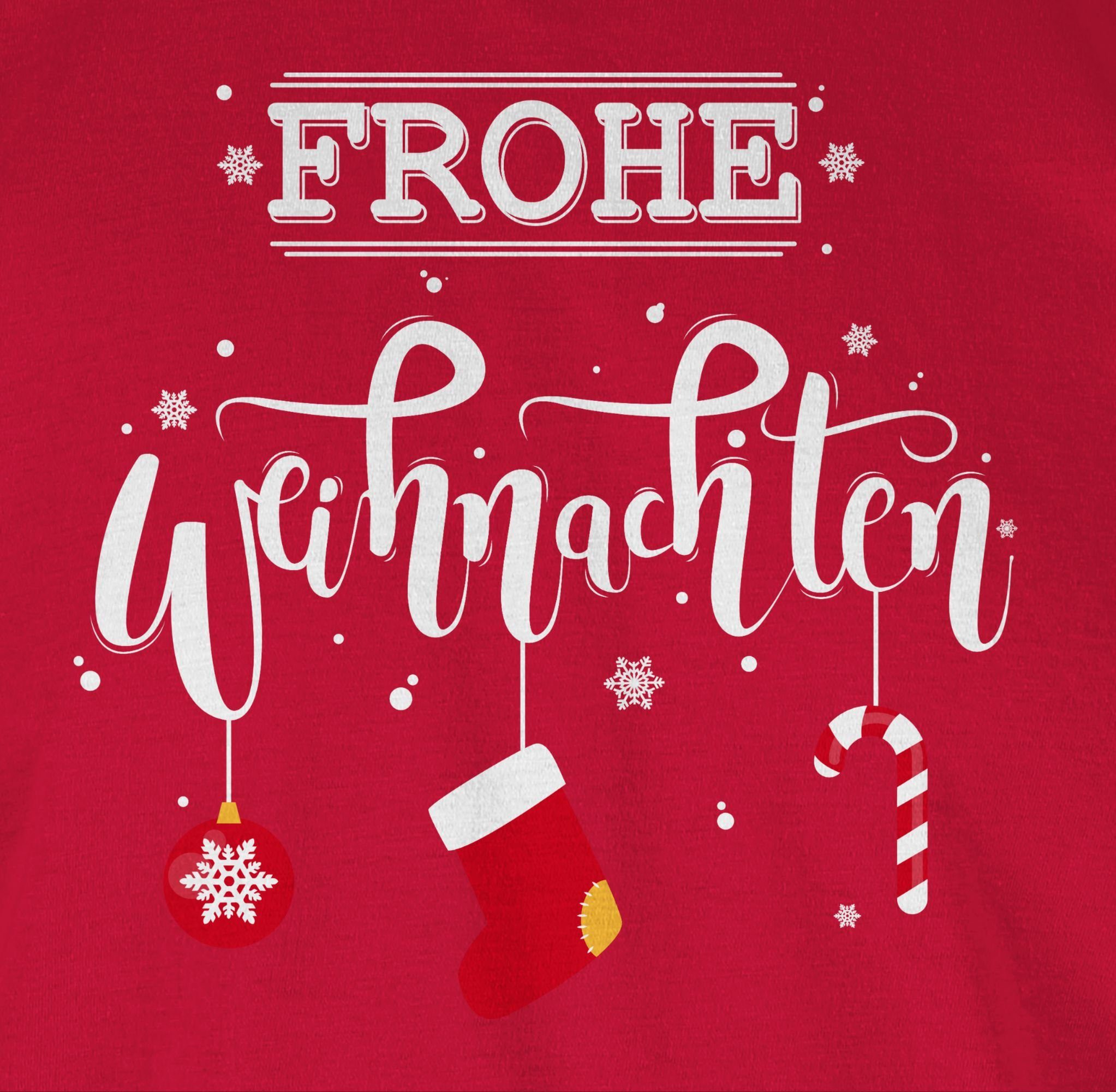 Shirtracer Rundhalsshirt Frohe Weihnachten I Weihnachtsmotiv Weihachten Kle günstig online kaufen