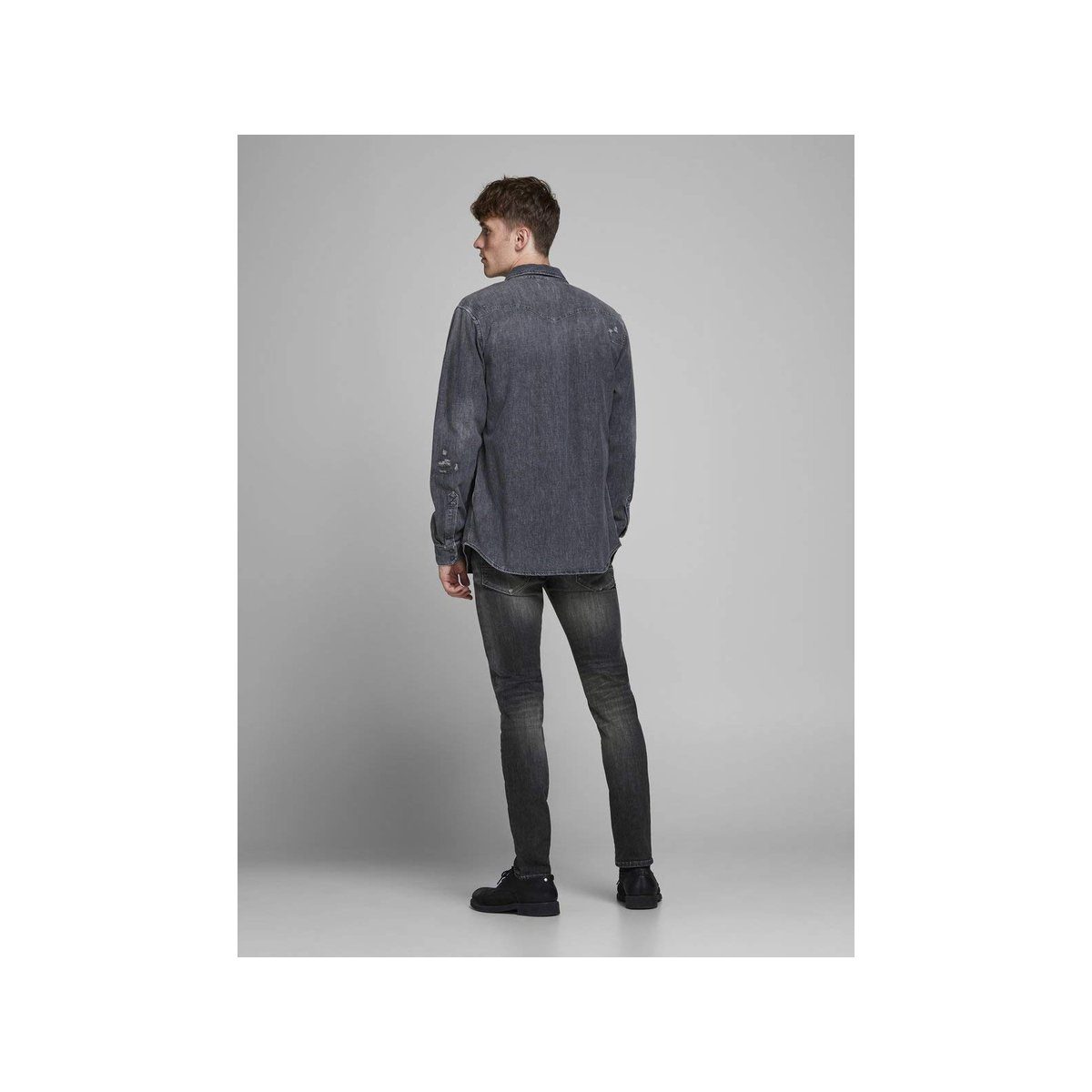 schwarz (1-tlg) & 5-Pocket-Jeans Jones Jack