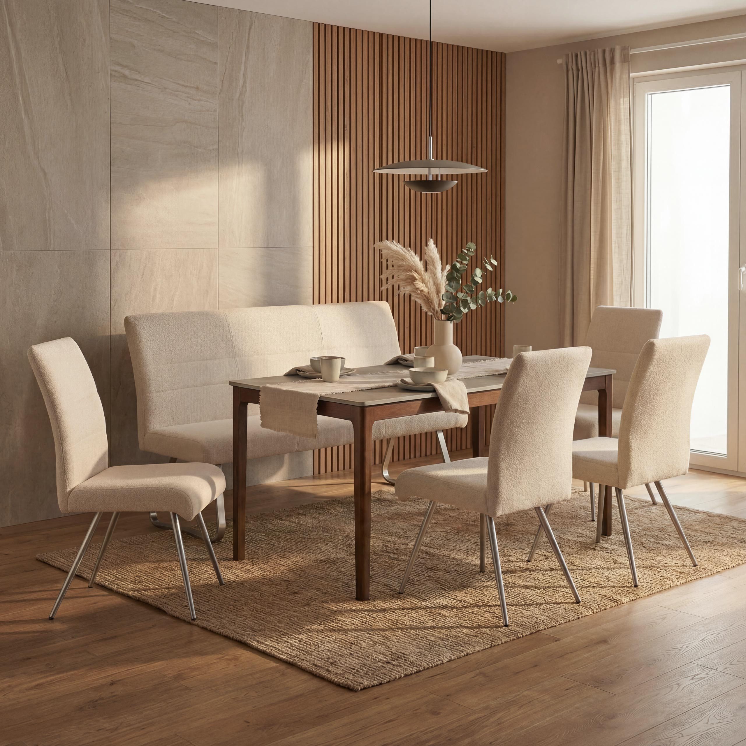 MCW Essgruppe MCW-G55-S-160, (Set, 5er), Inklusive Fußbodenschoner