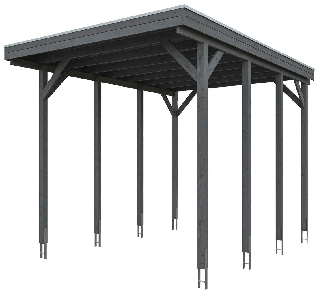 Skanholz Einzelcarport Caravan-Friesland, BxT: 397x555 cm Einfahrtshöhe cm, 350