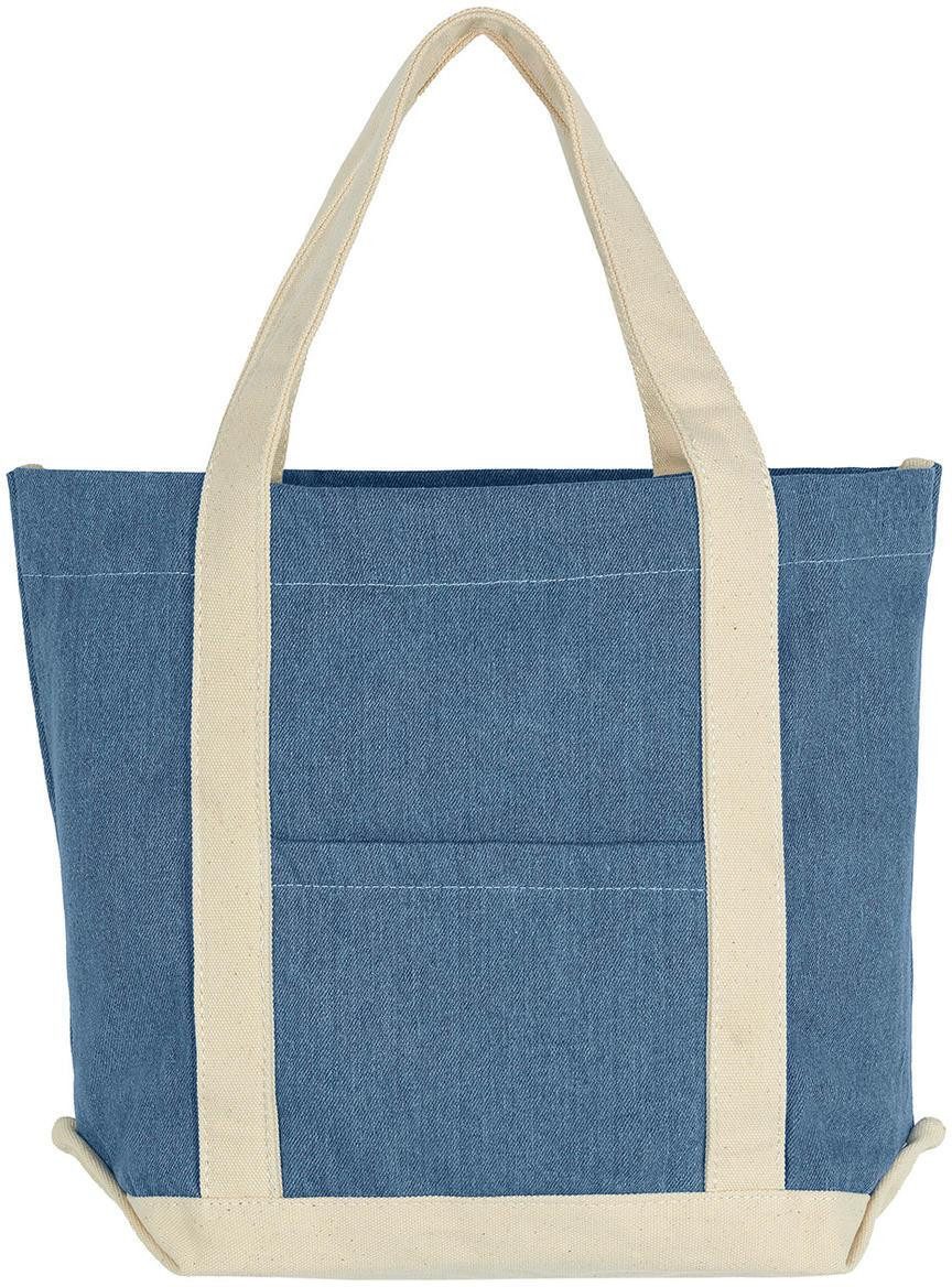 Umhängetasche Canvas Denim Shopper 31 x 28 x 11 cm